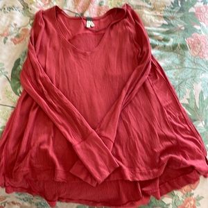 Free People Rust sweater